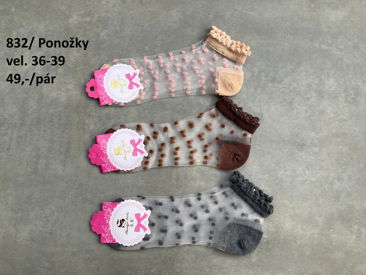 Nové ponožky vel. 36-39