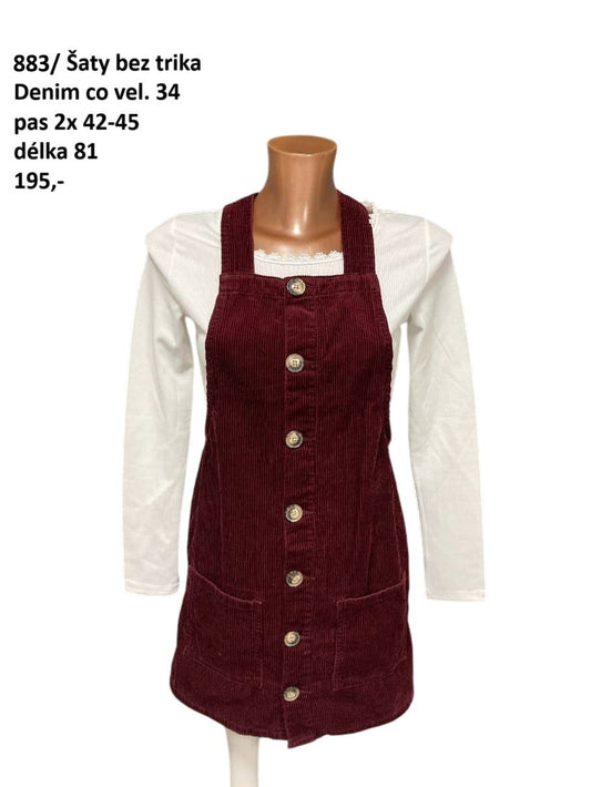 Šaty Denim co vel. 34