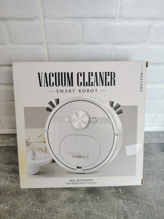 Robotický vysavač bílý