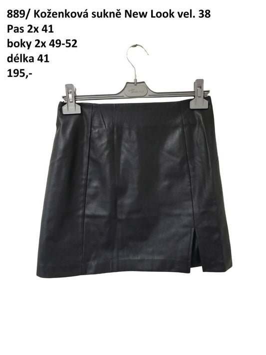 Koženková sukně New Look vel. 38