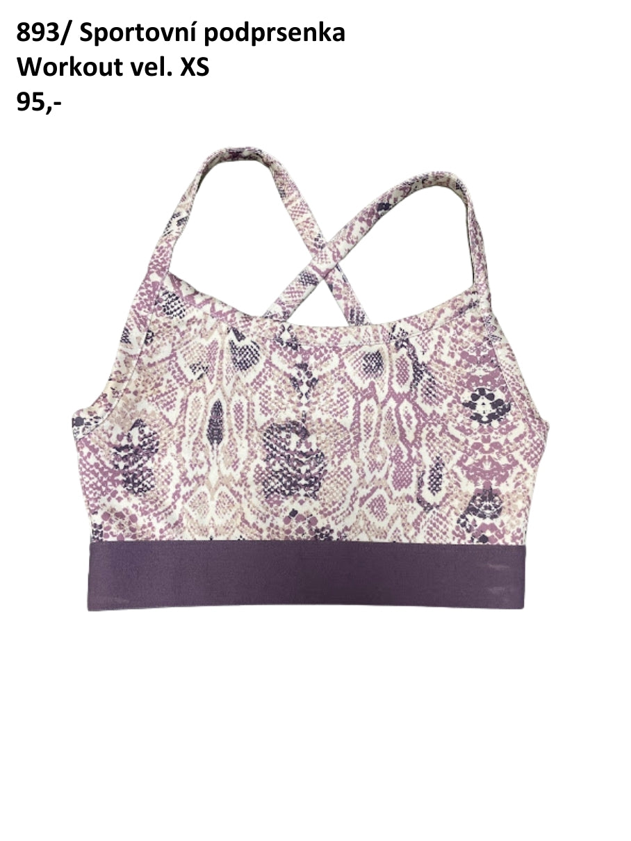 Sportovní podprsenka Workout vel. XS