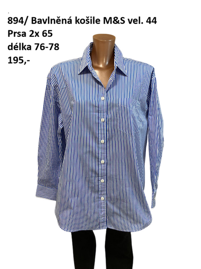 Bavlněná košile M&S vel. 44