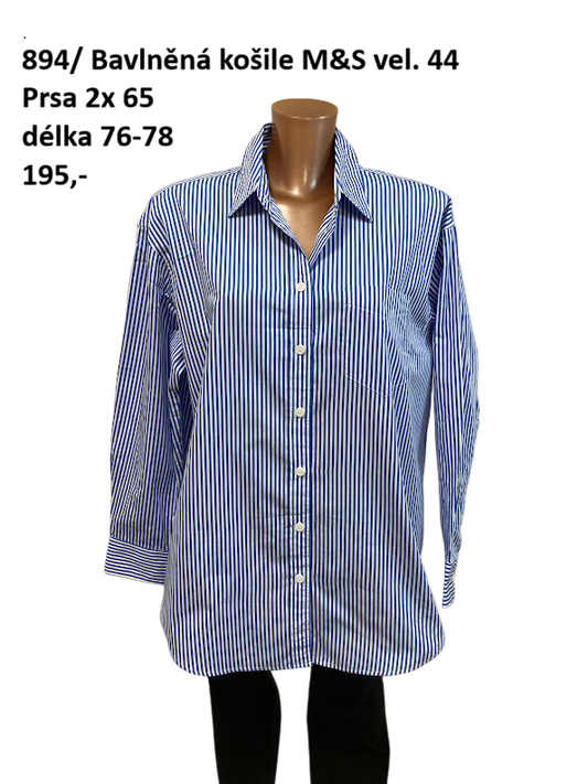 Bavlněná košile M&S vel. 44