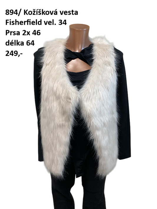 Kožíšková vesta Fisherfield vel. 34