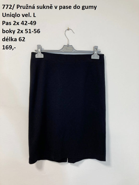 Pružná sukně Uniqlo vel. L |second hand|