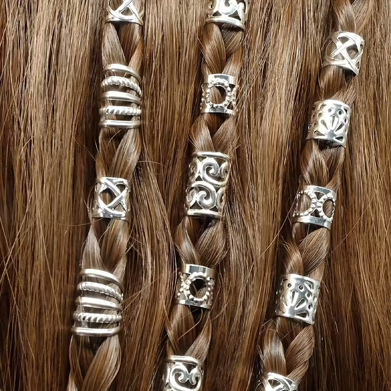 Sada korálků na vlasy